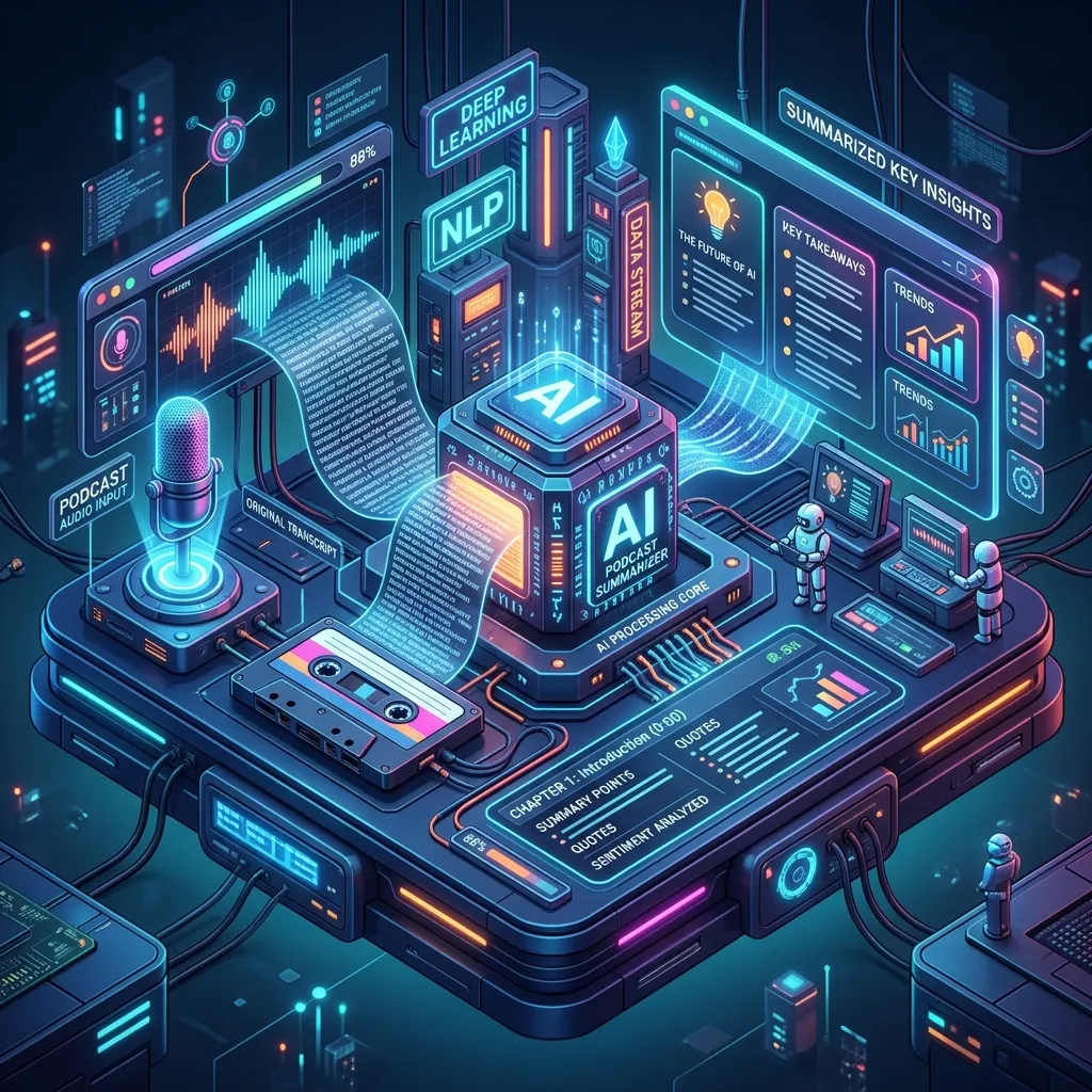 AI Podcast Transcript Summarizer with Whisper