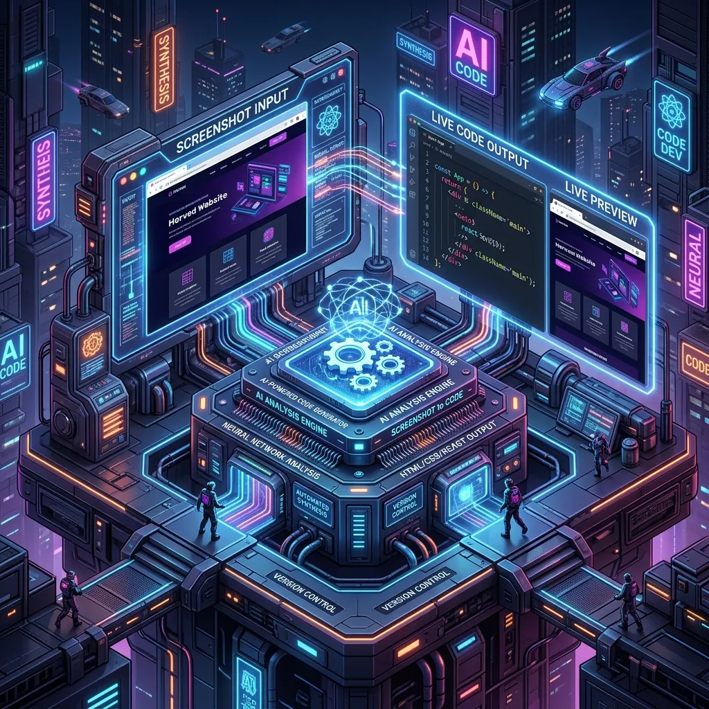 Screenshot to Code with AI