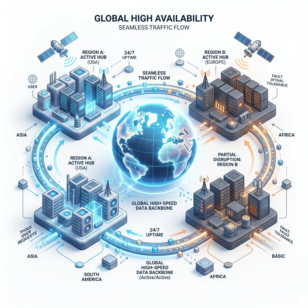 High-Availability: Multi-Region Active/Active Design
