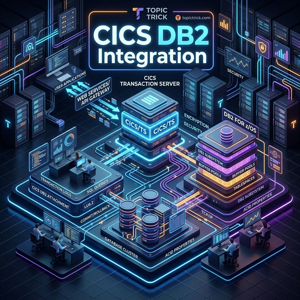 CICS and DB2 Integration: Attachment Facility, Threads, SQL in COBOL