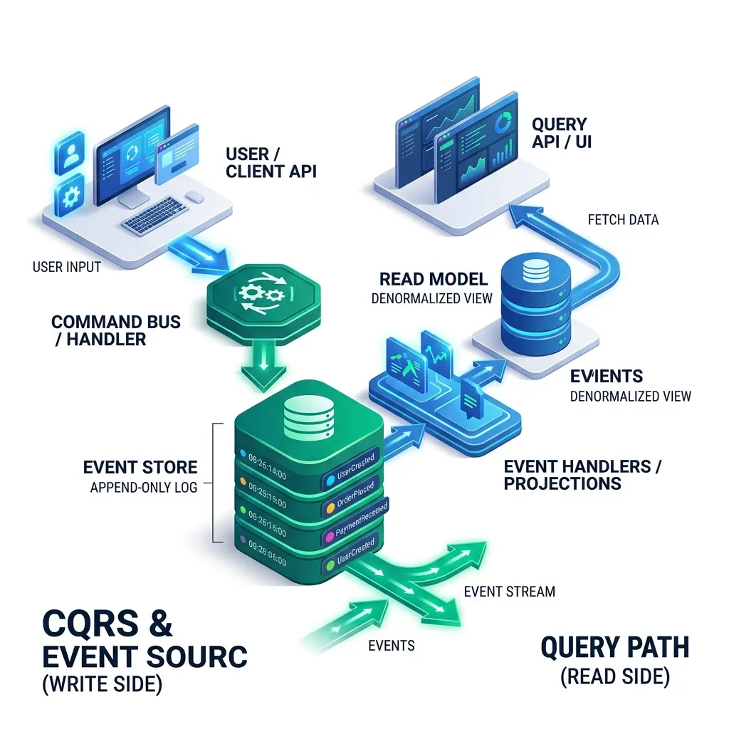 CQRS + Event Sourcing: A Practical Guide to Scalable Data Architectures