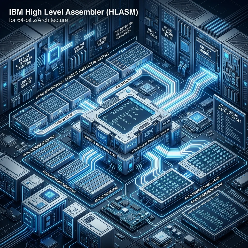 64-bit HLASM: z/Architecture Instructions and AMODE 64