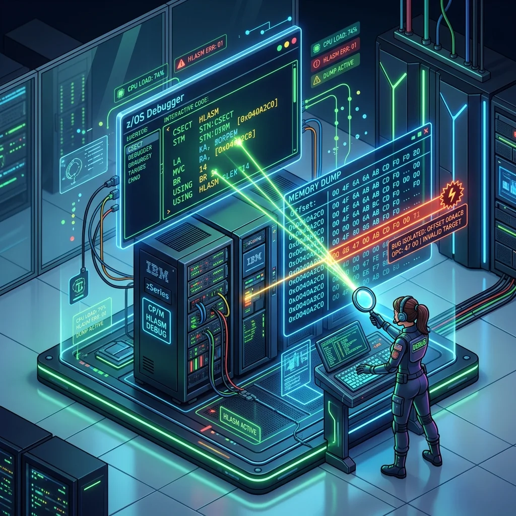 Debugging HLASM: Storage Dumps, IPCS, and ESTAE