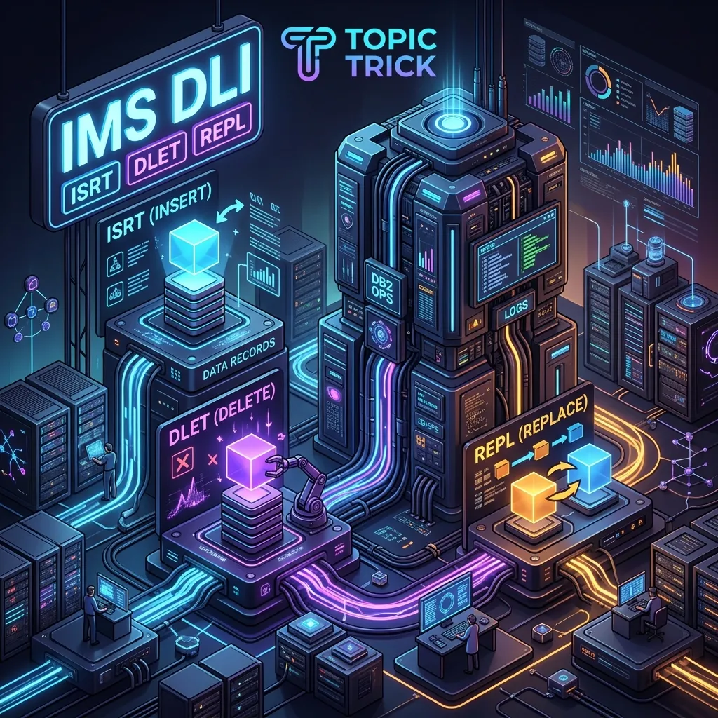 IMS DL/I ISRT, DLET, REPL: Modifying IMS Data