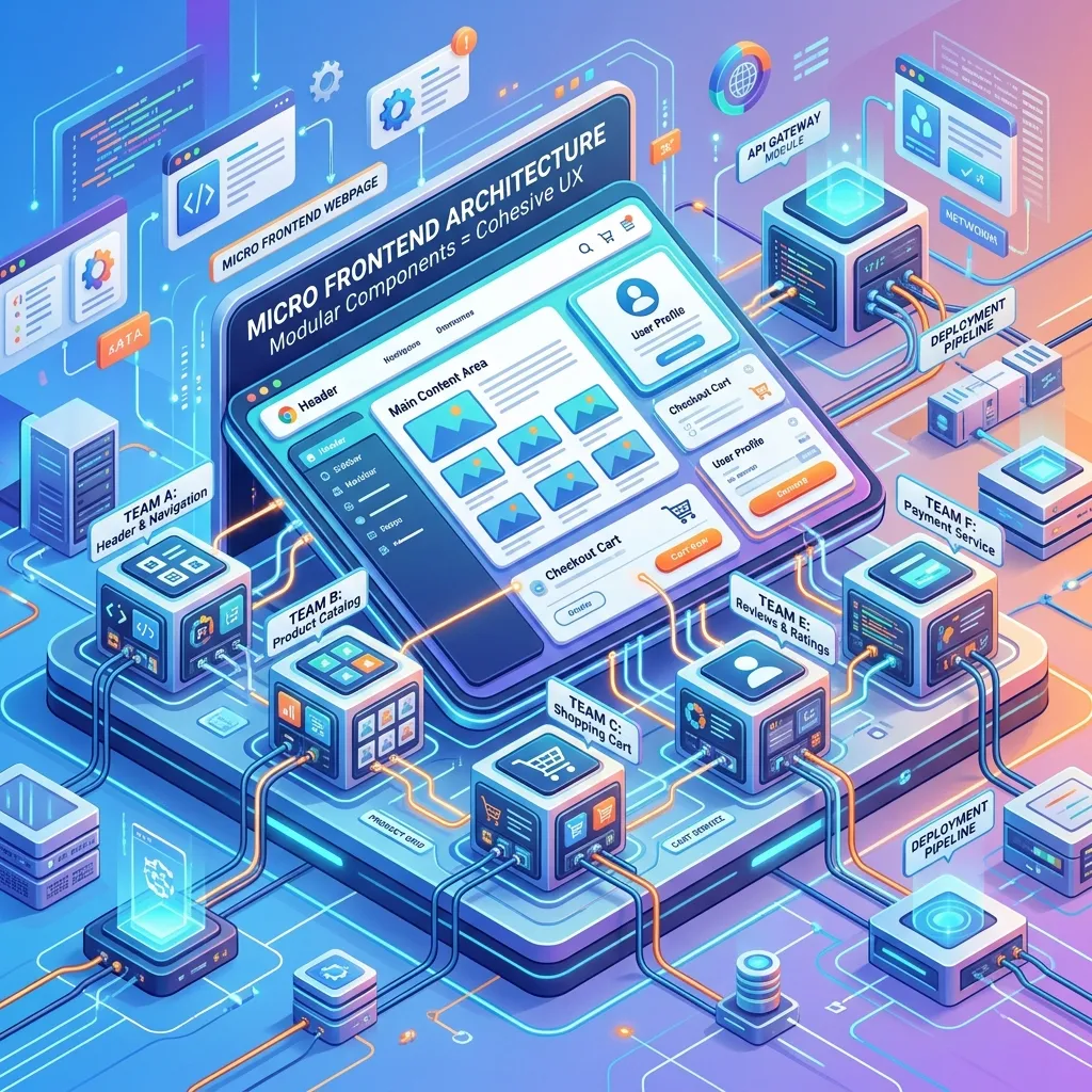 Micro-Frontend Architecture: Modular UI Design for Large-Scale Web Apps