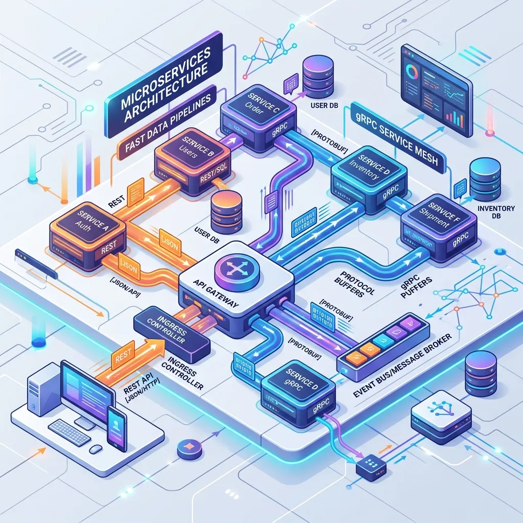 Microservices Communication: gRPC vs. REST