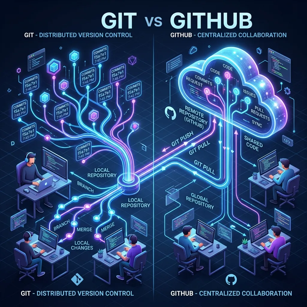 What is Version Control? Git vs. GitHub Explained